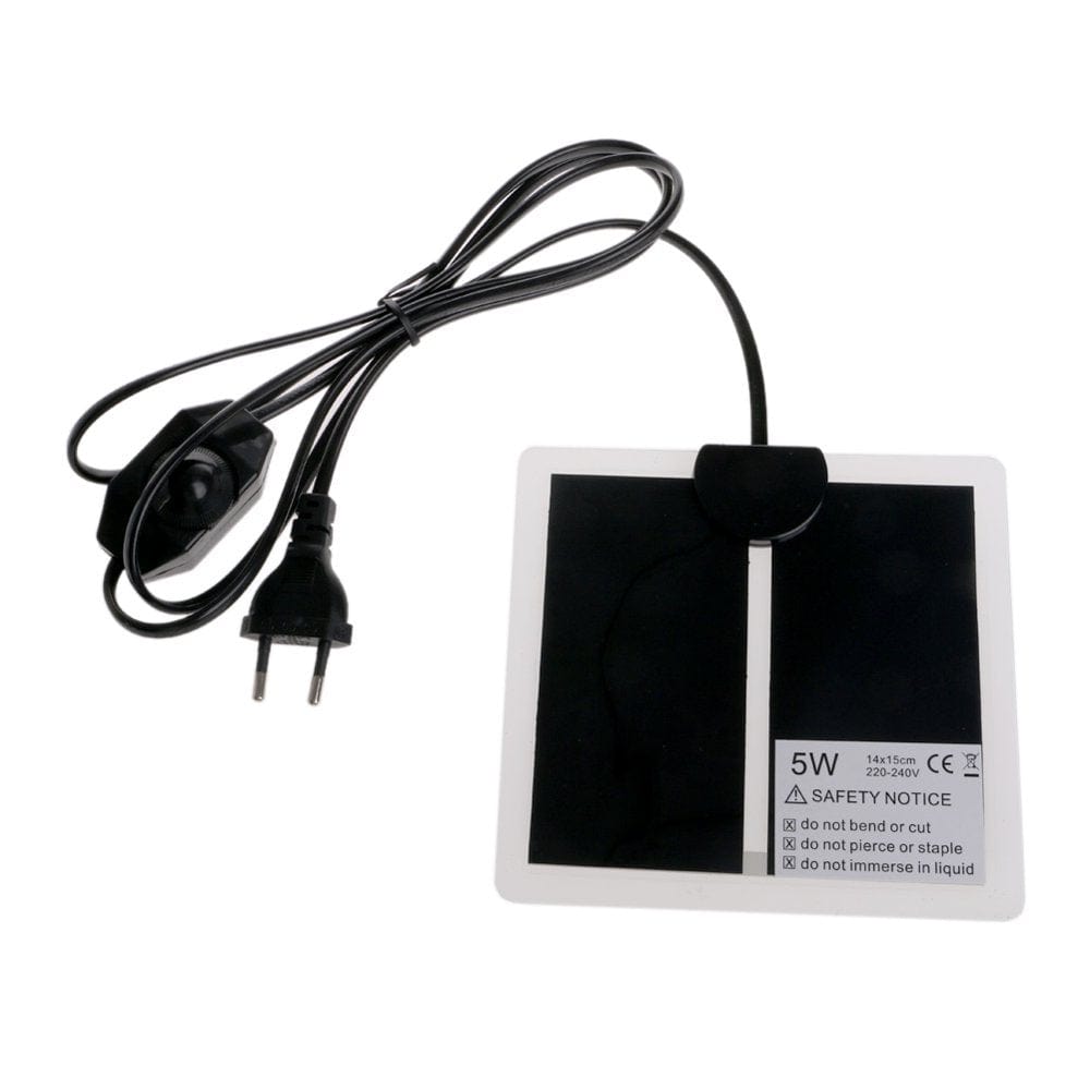 XROMTBEM 5W Reptile Heating Mat 5.5'' X 6'' for Turtle Snake Lizard Frog Spider Amphibians Terrarium Reptile Habitat Supplies Animals & Pet Supplies > Pet Supplies > Reptile & Amphibian Supplies > Reptile & Amphibian Habitats XROMTBEM