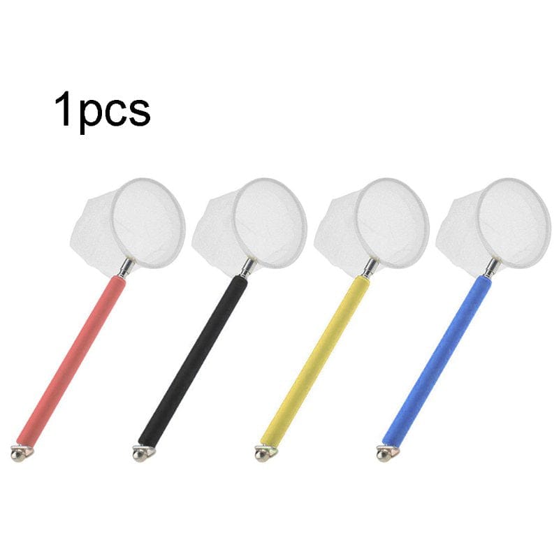 XROMTBEM Aquarium Retractable 3D Stainless Steel Fishnet Pocket Shrimp Catching Fish Tank Animals & Pet Supplies > Pet Supplies > Fish Supplies > Aquarium Fish Nets XROMTBEM Round