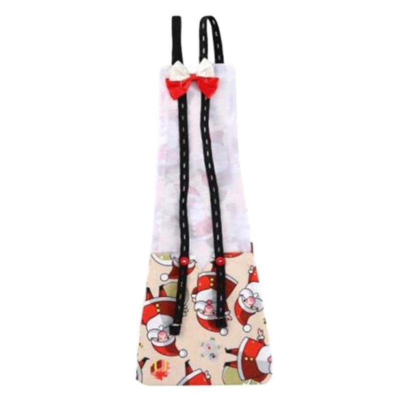 XROMTBEM Chicken Diapers Washable Duck Nappies with Bow Tie Decor Elastic Should Straps Animals & Pet Supplies > Pet Supplies > Dog Supplies > Dog Diaper Pads & Liners XROMTBEM S Beige Christmas