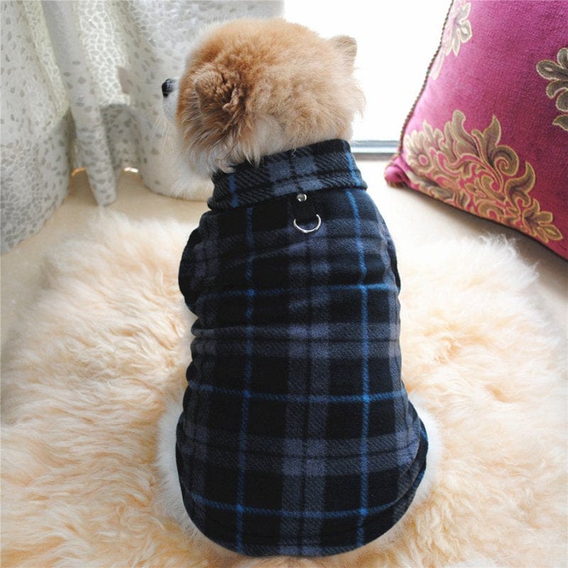 XS-3XL Pet Dog Thermal Jacket Warm Coat Sweater Puppy Fleece Jacket Outwear Animals & Pet Supplies > Pet Supplies > Dog Supplies > Dog Apparel Weefy L Lattice