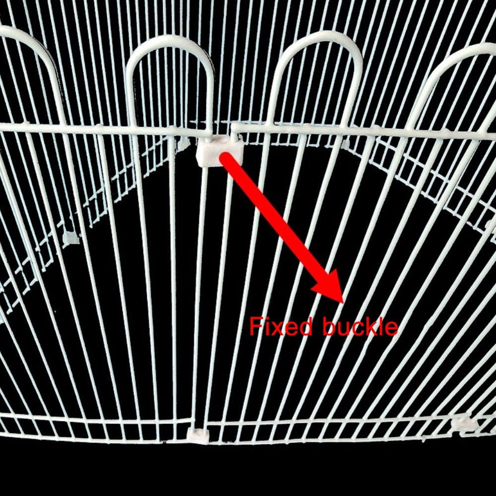 Xuanyupet 23Cm 8 Panels Metal Hamster Small Animals Playpen Run Cage Toy Pet Supplies Animals & Pet Supplies > Pet Supplies > Dog Supplies > Dog Kennels & Runs Xuanyupet