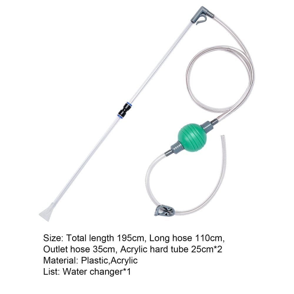 Xuanyupet Aquarium Water Changer Long Hose Algae Scraping Sand Washing Fish Tank Gravel Cleaning Tool Aquarium Supplies Animals & Pet Supplies > Pet Supplies > Fish Supplies > Aquarium Cleaning Supplies Xuanyupet