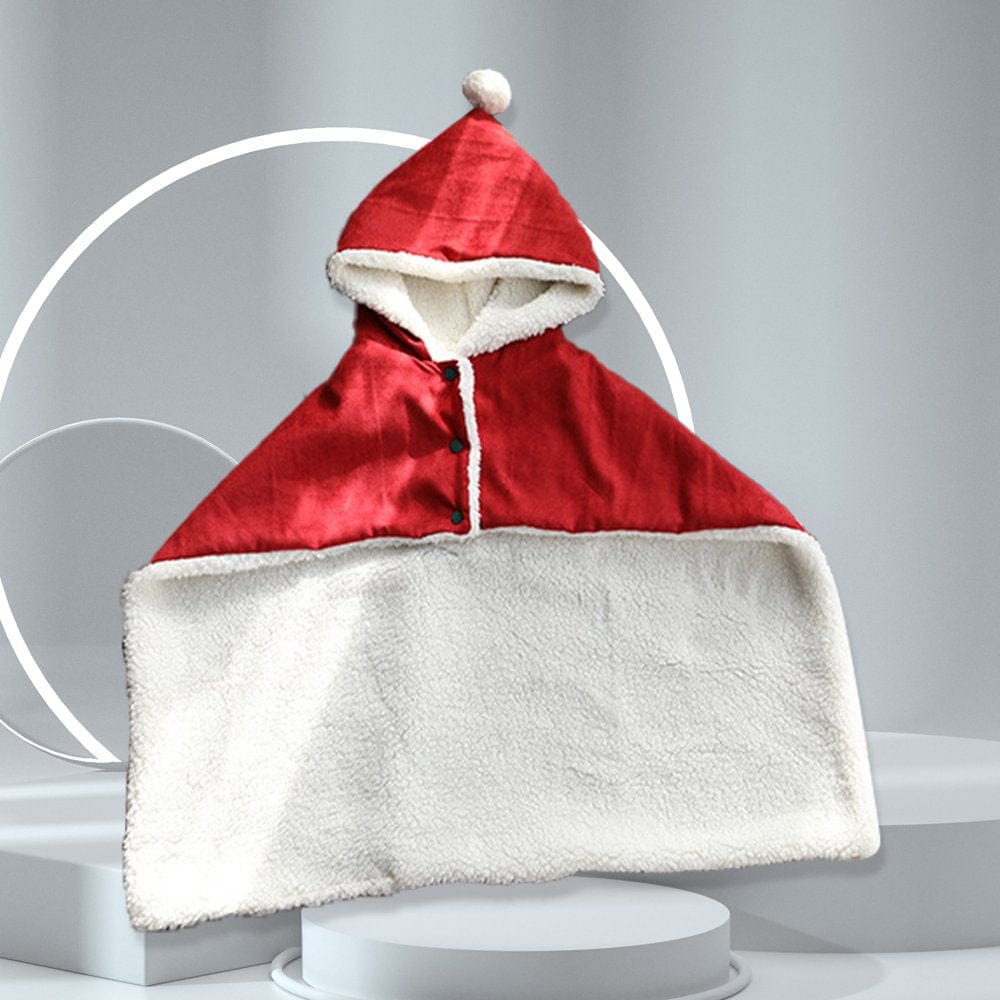 XWQ Pet Cape Soft Winter Keep Warm Dogs Cats Cloak Dress up Pet Apparel Xmas Gift for Christmas Animals & Pet Supplies > Pet Supplies > Cat Supplies > Cat Apparel XWQ