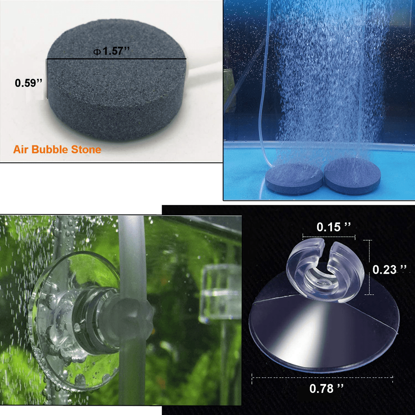 Y-Axis 49 Pcs Aquarium Air Pump Accessories with Airline Connectors, Airline Splitters, Bubble Stones, Check Valves and Suction Cups for 3/16 '' Fish Tank Pond Airline Animals & Pet Supplies > Pet Supplies > Fish Supplies > Aquarium & Pond Tubing Y-Axis