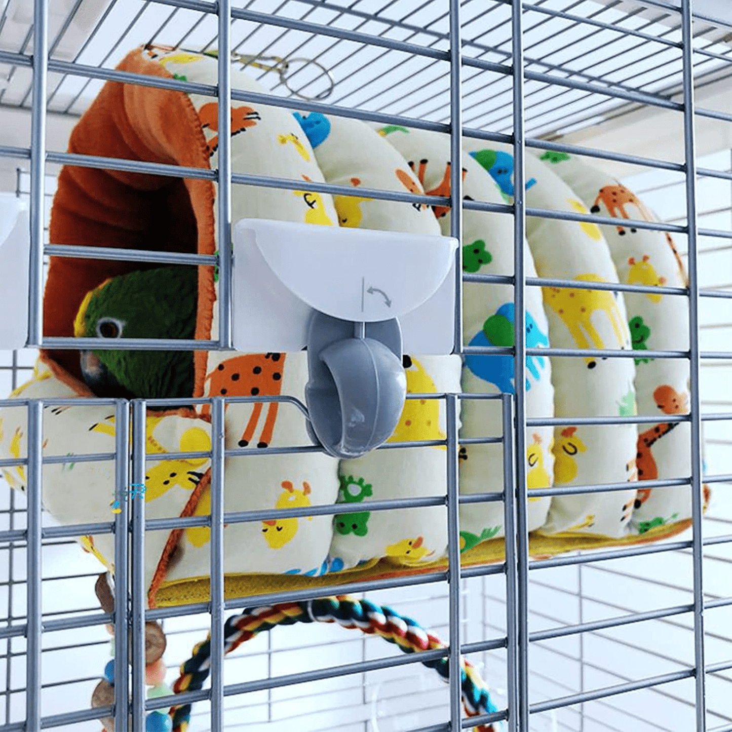 Yagamii Detachable Winter Bird Nest Box Parrot Toys Birdcages Accessories Birdhouses Sleeping Bed for Finch Parakeet Cockatiel Conure Small Animal Houses Habitat Warm Hanging Snuggle Tent Hammock Hut Animals & Pet Supplies > Pet Supplies > Small Animal Supplies > Small Animal Habitat Accessories Yagamii