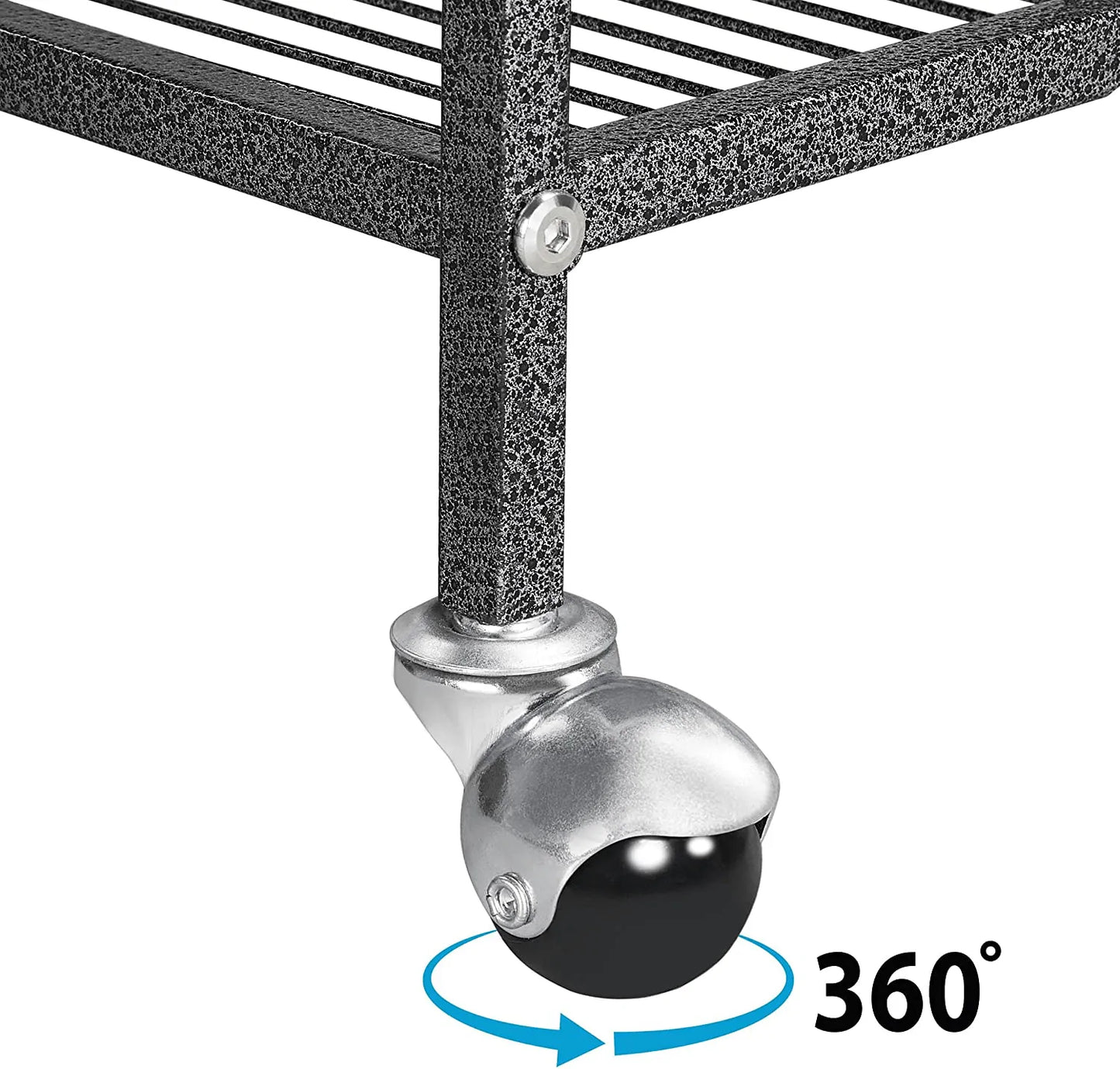 Yaheetech Rolling Single/Double-Story Ferret Cage Small Animal Cage for Chinchilla Adult Rats Metal Critter Nation Cage Black/White Animals & Pet Supplies > Pet Supplies > Small Animal Supplies > Small Animal Habitat Accessories YAHEETECH