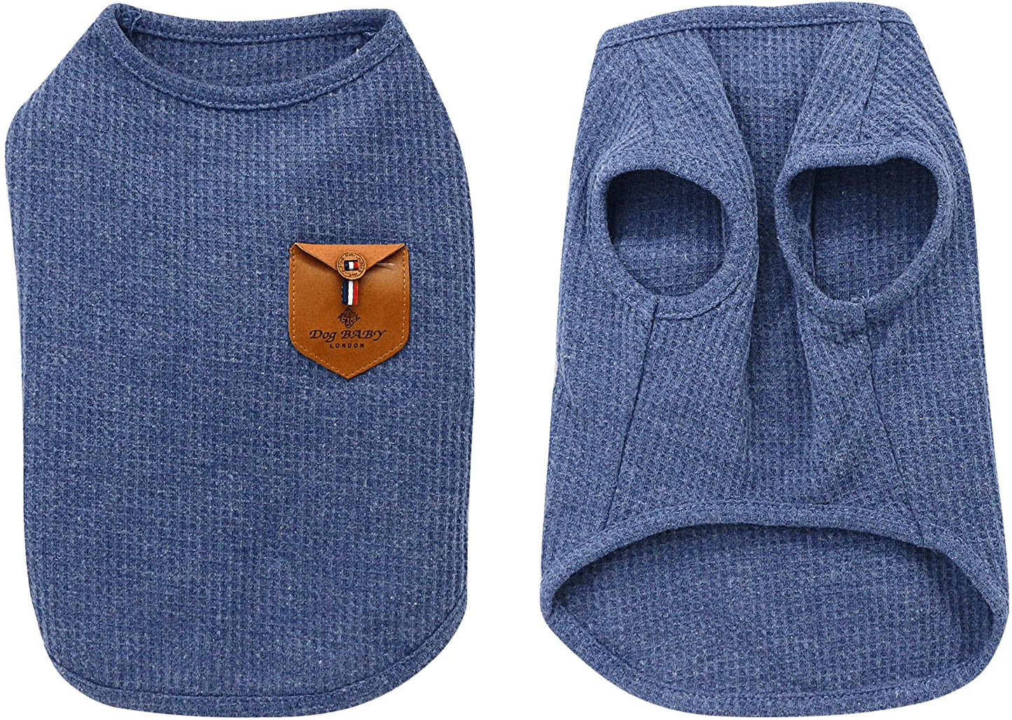 YAODHAOD 100% Cotton Dog Shirt Summer Lightweight Pet T-Shirts Soft Breathable Stretchy Cats Dogs Tee Shirt Minimalist Tank Top Sleeveless Vest Dog Apparel for Medium Small Dog Clothes (2Pack) Animals & Pet Supplies > Pet Supplies > Cat Supplies > Cat Apparel YAODHAOD