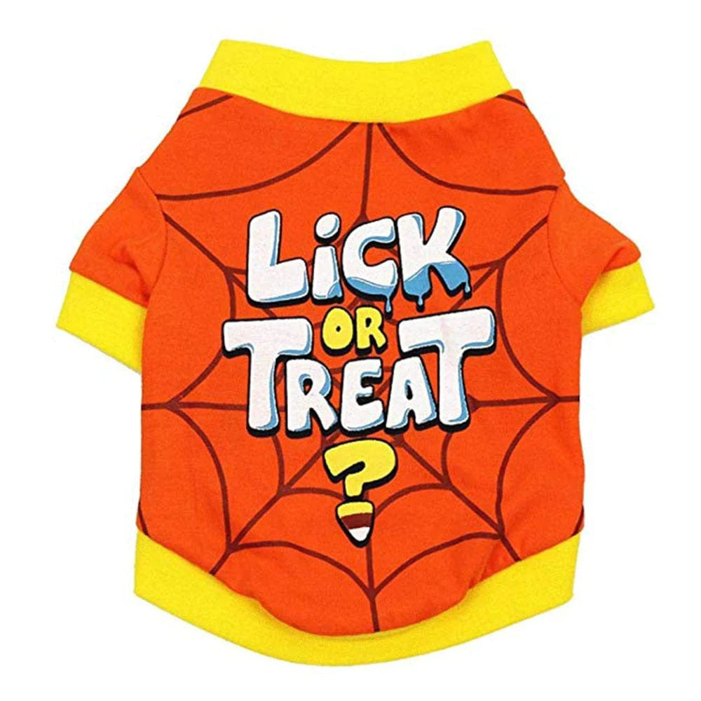 Yesbay Summer Pets Cat Dog Halloween Spider Wet Shirt Clothes Cute Costume Apparel,Spider Webs Animals & Pet Supplies > Pet Supplies > Cat Supplies > Cat Apparel Yesbay XS Spider Webs