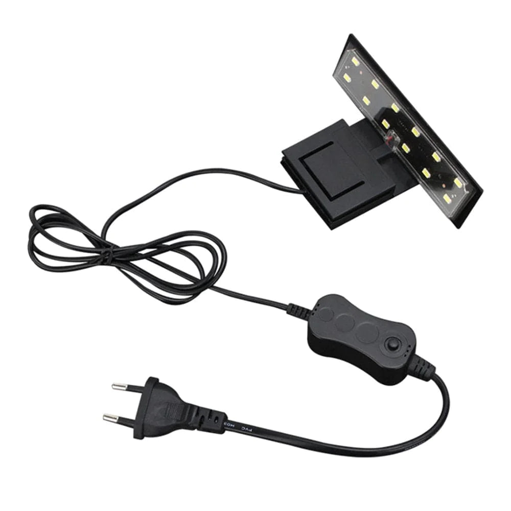 YEUHTLL European Plug Fish Tank LED Clip Light Aquariums Lighting Aquatic Plant Clip-On Lamp Aquarium LED Light for Fish Keeping Animals & Pet Supplies > Pet Supplies > Fish Supplies > Aquarium Lighting YEUHTLL