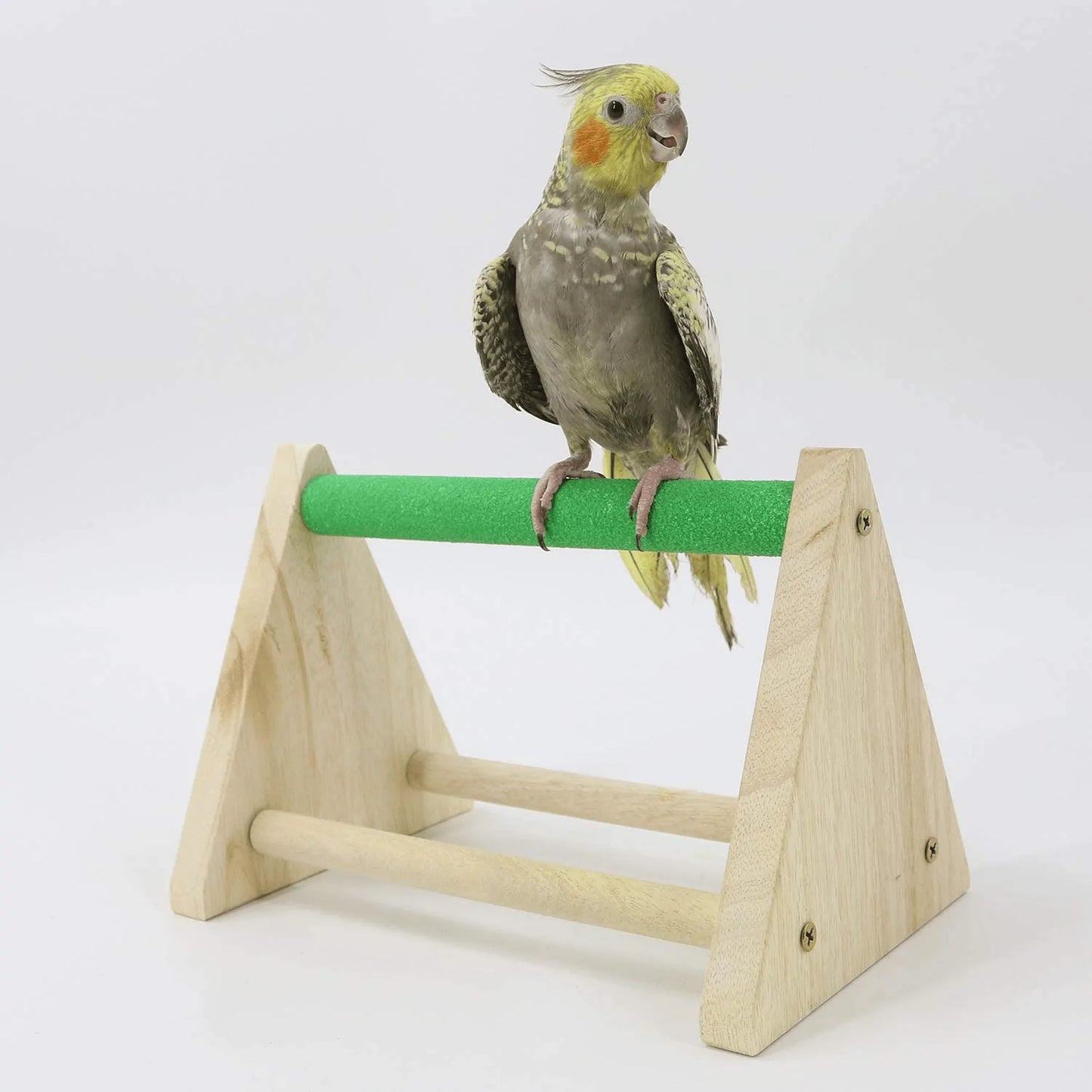 YINGGE Parrots Playstand Bird Playground Wood Perch Gym Stand Exercise Playgym for Conure Lovebirds,Table Playstand for Small Cockatiels Animals & Pet Supplies > Pet Supplies > Bird Supplies > Bird Gyms & Playstands YINGGE
