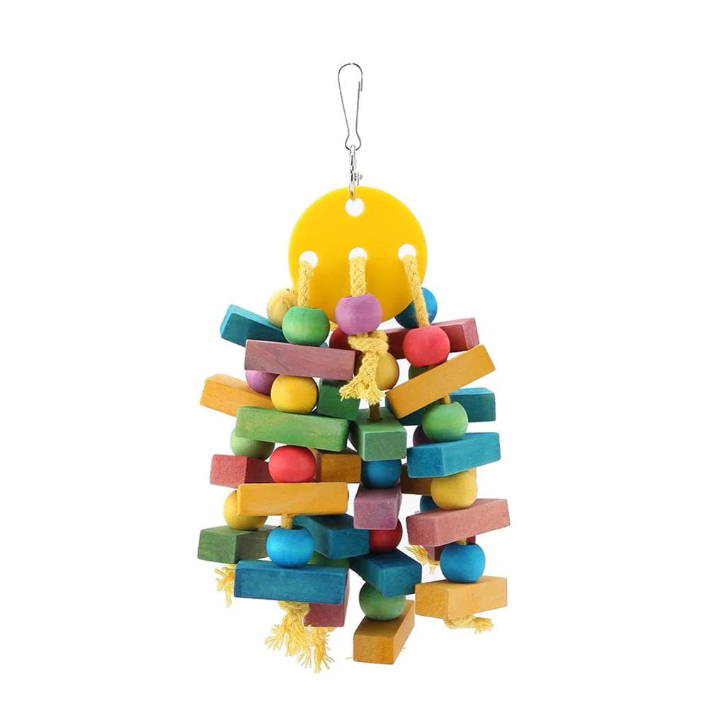YLSHRF Wooden Toy,Parrot Toy Bird Toys Hanging Wooden Toy Parrot Swing Suitable for Parrots and Birds, Hanging Wooden Toy Animals & Pet Supplies > Pet Supplies > Bird Supplies > Bird Toys YLSHRF
