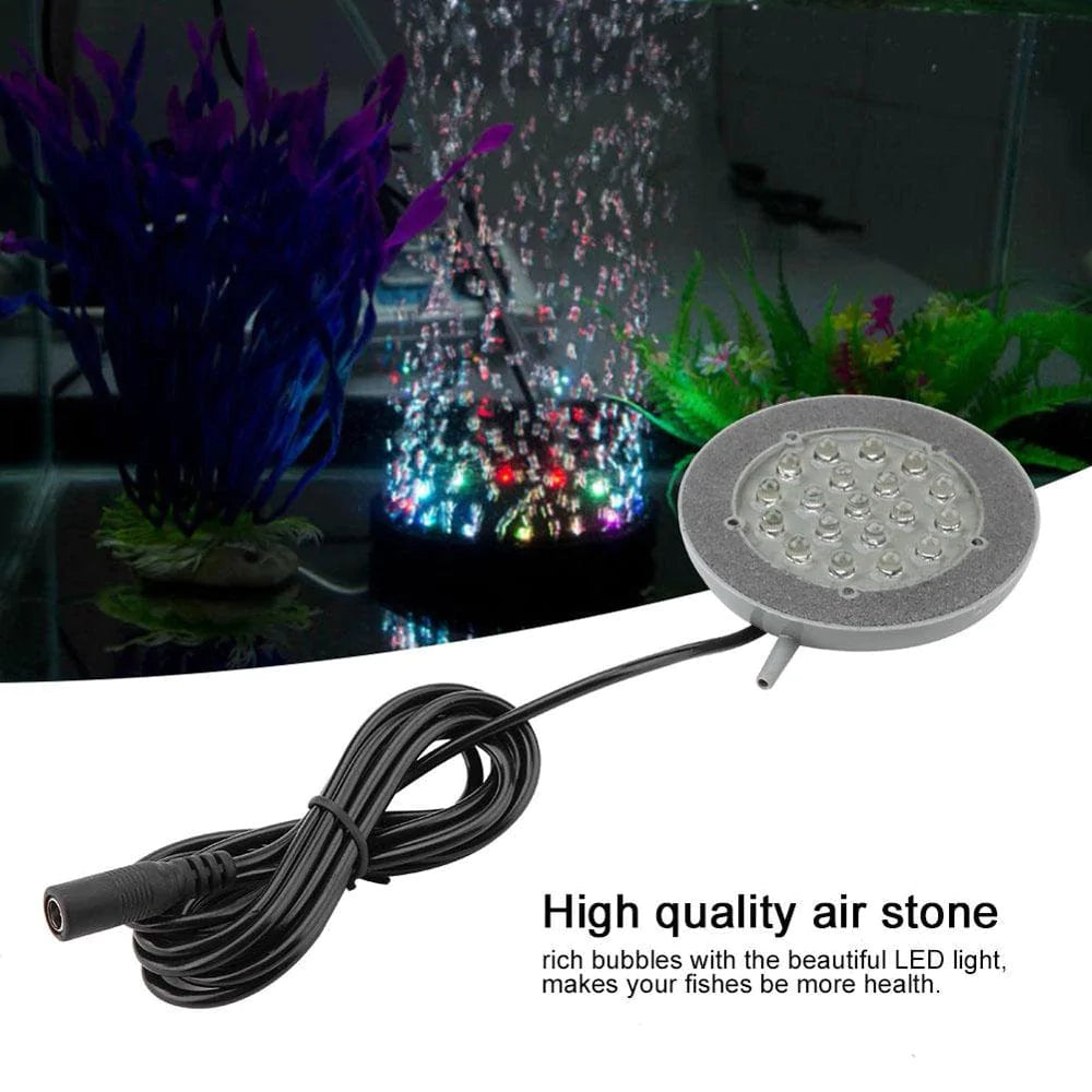 Ymiko LED Aquarium Air Bubble Stone Light Control Changing Lamp Fish Tank Decoration US Plug 100-240V, Fish Tank LED Stone,Aquarium Light Stone Animals & Pet Supplies > Pet Supplies > Fish Supplies > Aquarium Lighting Ymiko