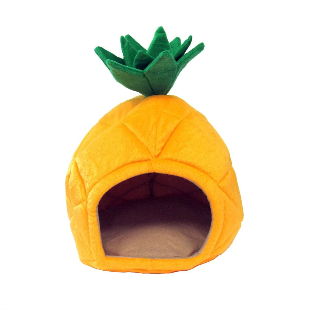 YML Pineapple Pet Cat Bed, Yellow Animals & Pet Supplies > Pet Supplies > Cat Supplies > Cat Beds YML S