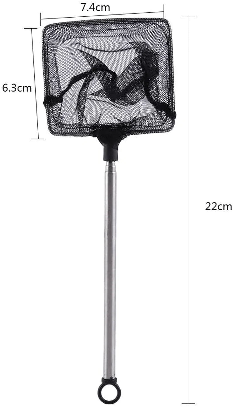 Yosoo Fishing Landing Net, Mini Adjustable Telescopic Grip Telescopic Fishes Shrimps Landing Net for Fish Tank Aquarium Accessories Animals & Pet Supplies > Pet Supplies > Fish Supplies > Aquarium Fish Nets Yosoo