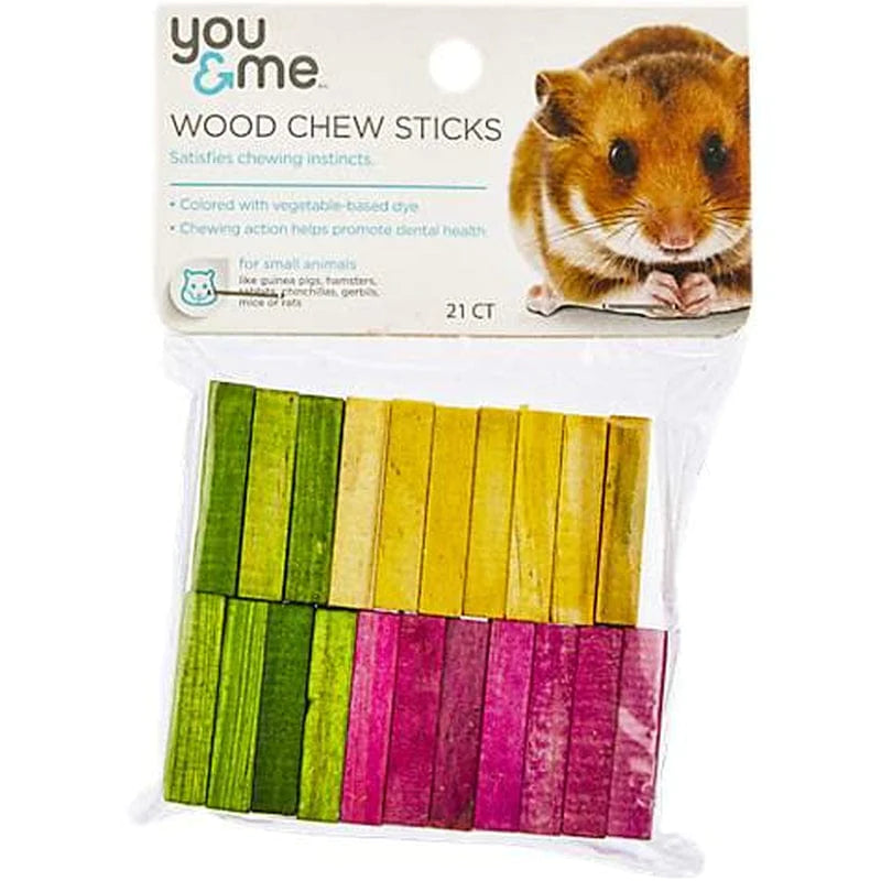 You & Me Wood Chew Sticks for Small Animals, 30 G (Pack of 1) Animals & Pet Supplies > Pet Supplies > Small Animal Supplies > Small Animal Food You & Me