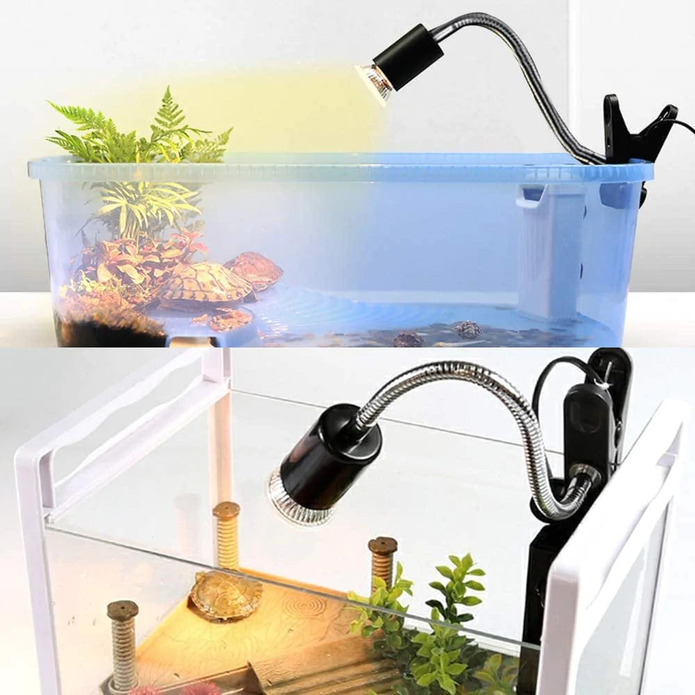 Yozhu E27 Heat Bulb 15W LED Tortoise Pet Heat Lamp 220V UVA+UVB E27 Aquarium Reptile Bulb, Pet Habitat Bulbs (4Pcs) Yozhu