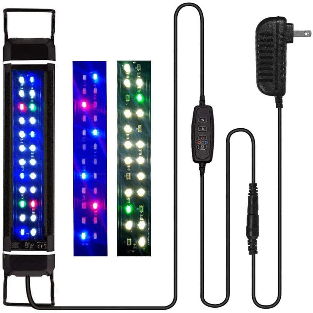 Zeiger Full Spectrum Tank Light 42 - 52 Inch LED Aquarium Lighting Dimming Timing Control Hood Lamp for Freshwater Marine Plant Decorations Light 50 65 75 Gallon Animals & Pet Supplies > Pet Supplies > Fish Supplies > Aquarium Lighting Zeiger Full Spectrum 18-24 Inch Dimming Timing Control