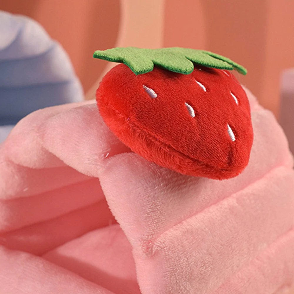 ZENTREE Small Animal Sleeping Bed Kawaii Mini House Cage Hamsters Nest Hideout Habitat Animals & Pet Supplies > Pet Supplies > Small Animal Supplies > Small Animal Habitats & Cages ZENTREE