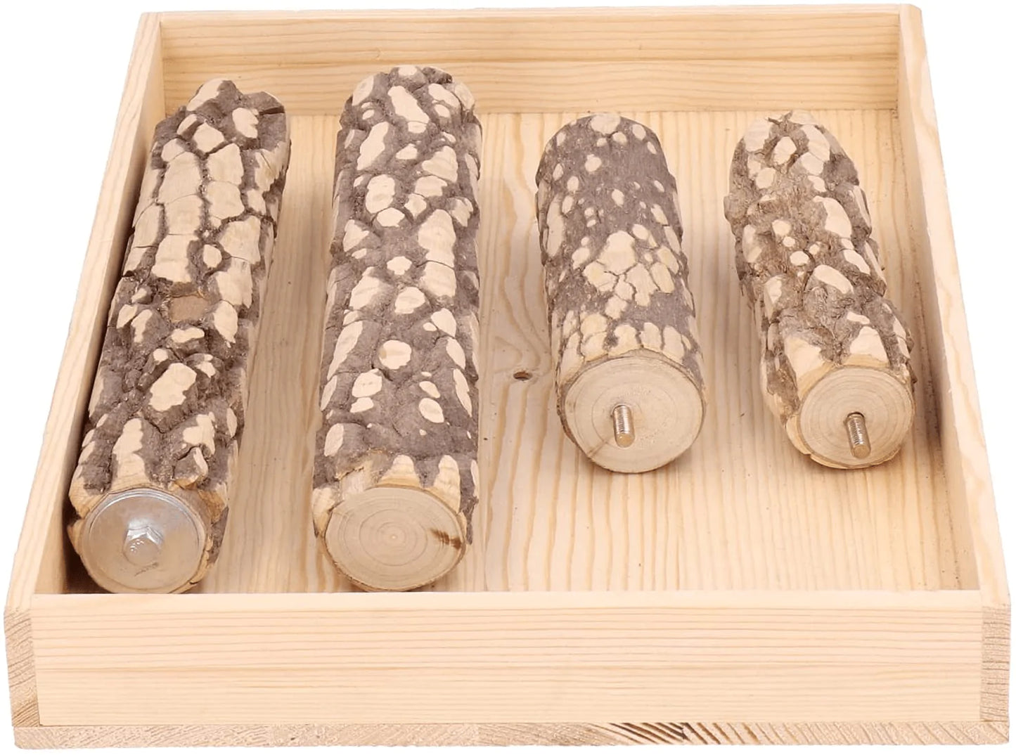 Zerodis Bird Wooden Playstand,Bird Training Rack Parrots Play Gym Bird Stand Toy for Hens Parakeet Bird Training Animals & Pet Supplies > Pet Supplies > Bird Supplies > Bird Gyms & Playstands Zerodis