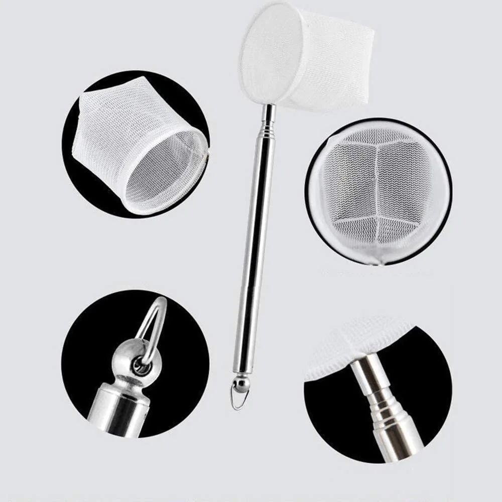 ZHUZI Fish Net for Fish Tank, Long Handle Retractable Fish Tank Shrimp Catching Fish Aquarium Net, Fish Catch Net(Square) Animals & Pet Supplies > Pet Supplies > Fish Supplies > Aquarium Fish Nets ZHUZI