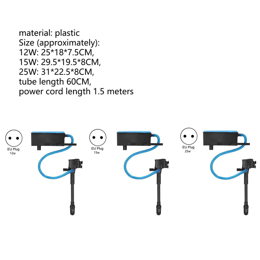 ZIG 1Set Fish Tank Pump Three-In-One Versatile Long Lifespan Aquarium 3-In-1 Upper Filter Pump Fish Supplies Animals & Pet Supplies > Pet Supplies > Fish Supplies > Aquarium Filters Zig