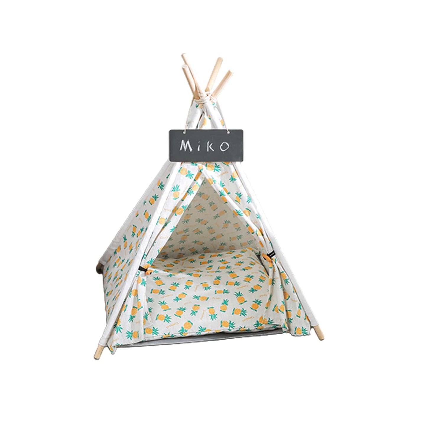 ZIG Pet Tent Folding Removable Patchwork House Cat Dog Kennel Sleeping Mat Supply Indoor Animals & Pet Supplies > Pet Supplies > Dog Supplies > Dog Houses Zig