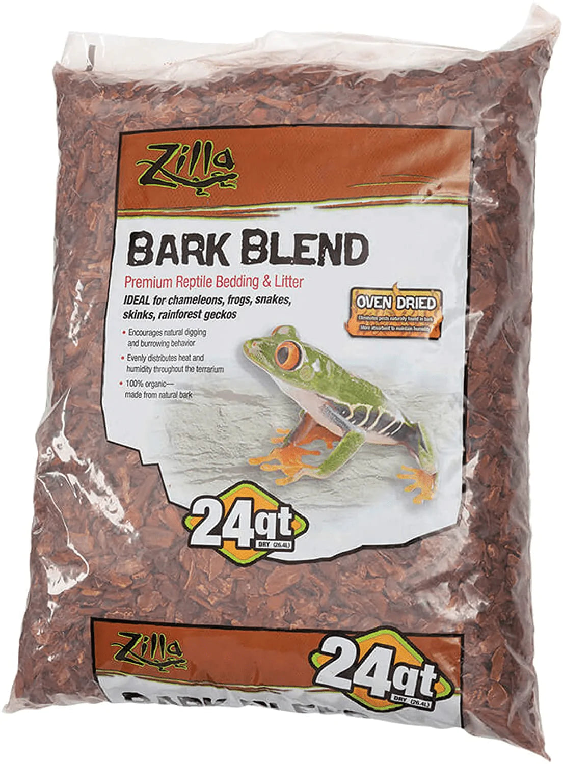 Zilla Bark Blend Animals & Pet Supplies > Pet Supplies > Reptile & Amphibian Supplies > Reptile & Amphibian Substrates Zilla Standard Packaging 24-Quart