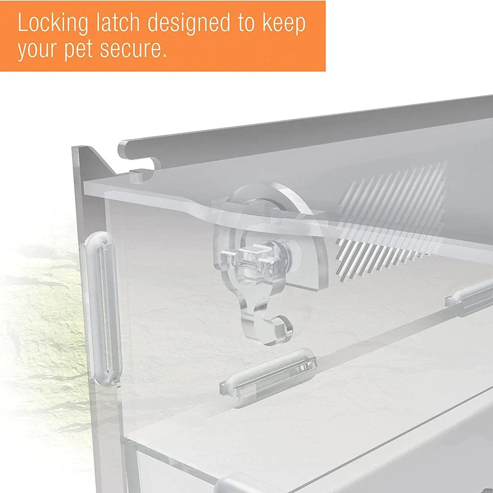 Zilla Micro Habitat Terrariums with Locking Latch Animals & Pet Supplies > Pet Supplies > Small Animal Supplies > Small Animal Habitat Accessories Zilla