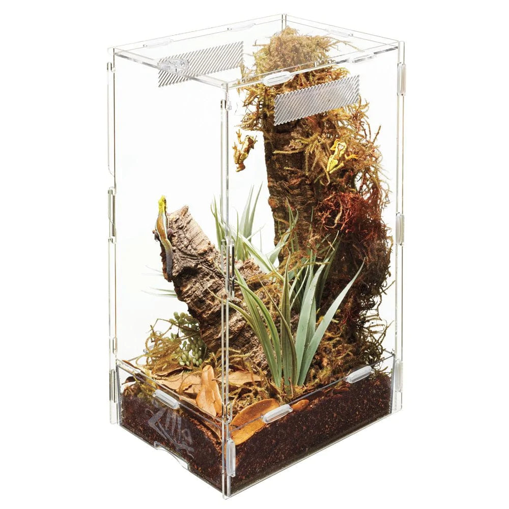 Zilla Micro Habitat Terrariums with Locking Latch Arboreal, Small Animals & Pet Supplies > Pet Supplies > Reptile & Amphibian Supplies > Reptile & Amphibian Substrates Central Garden and Pet L