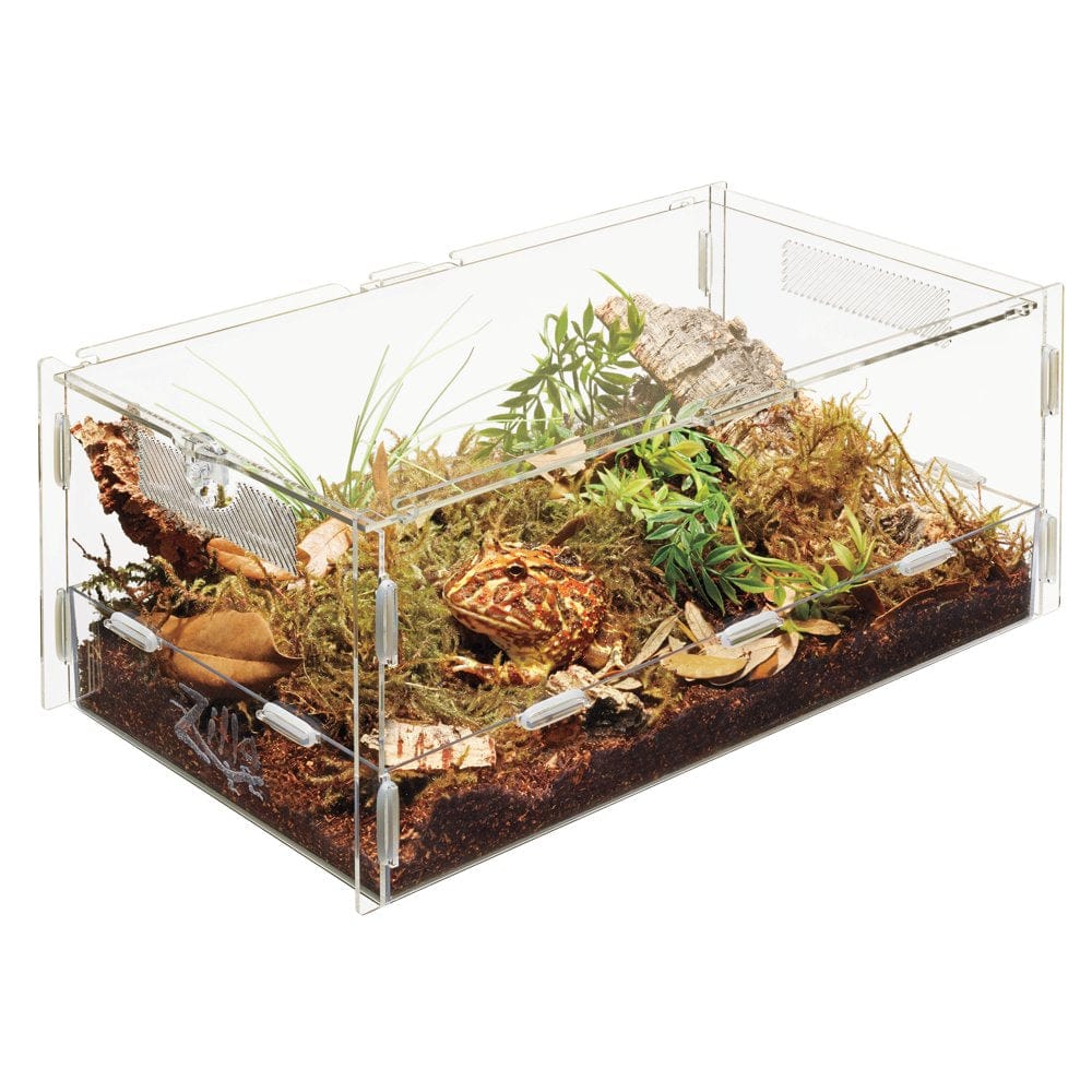 Zilla Micro Habitat Terrariums with Locking Latch Terrestrial, Small Animals & Pet Supplies > Pet Supplies > Reptile & Amphibian Supplies > Reptile & Amphibian Substrates Central Garden and Pet L  