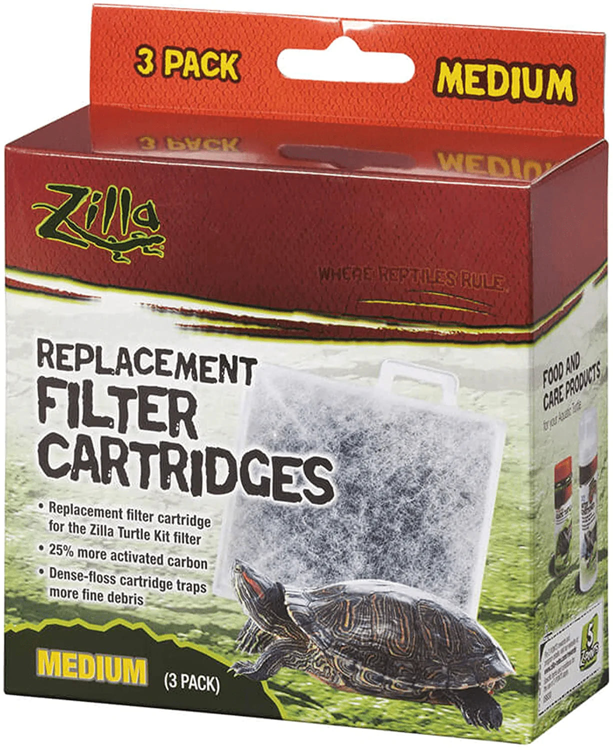 Zilla Replacement Filter Cartridges Animals & Pet Supplies > Pet Supplies > Fish Supplies > Aquarium Filters Zilla Medium