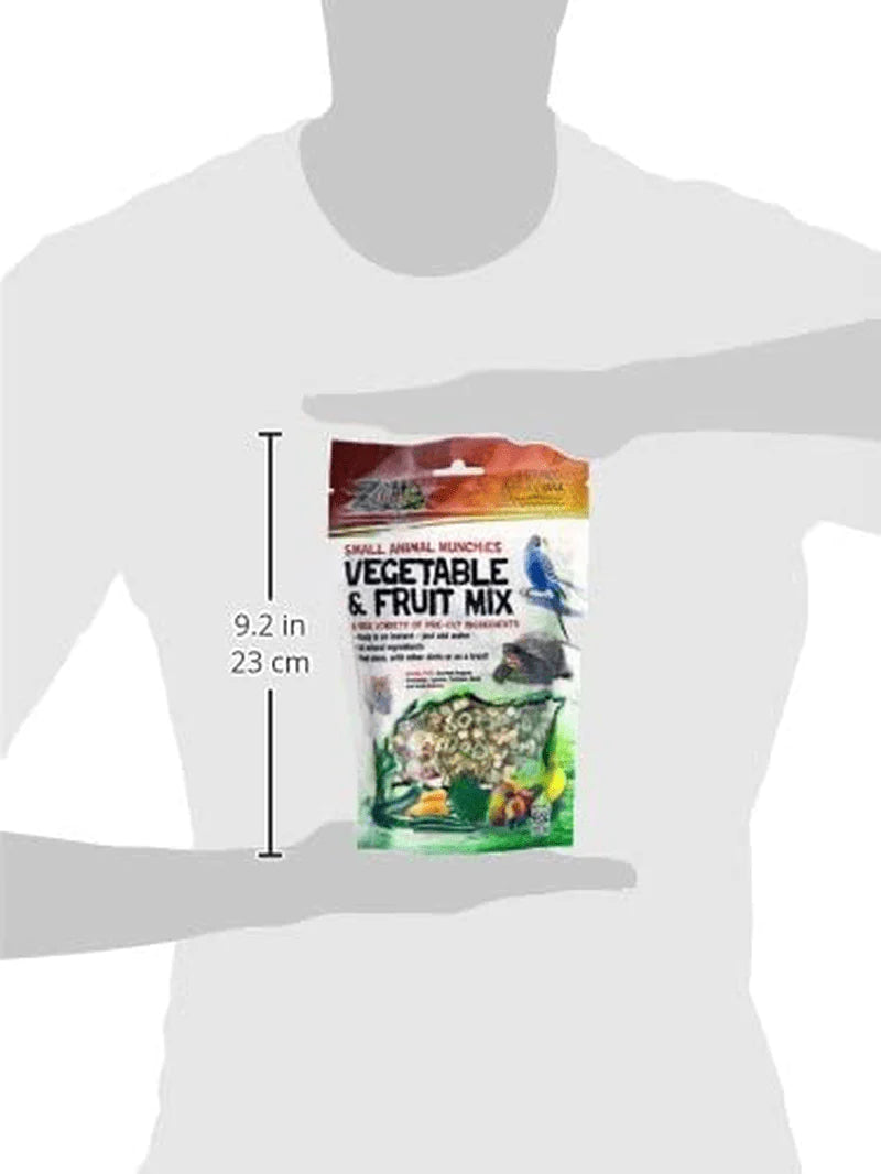 Zilla Reptile Food Munchies Vegetable & Fruit Mix, 4-Ounce Animals & Pet Supplies > Pet Supplies > Reptile & Amphibian Supplies > Reptile & Amphibian Food Zilla