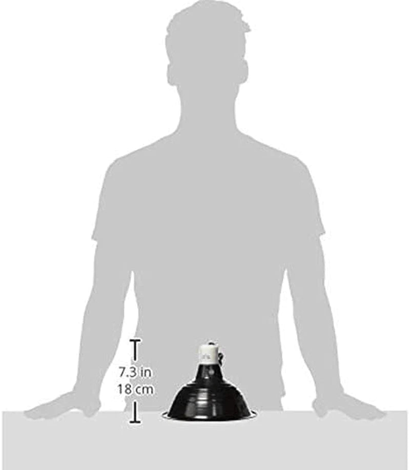 Zilla Reptile Terrarium Heat Lamps and Habitat Lighting Dome, Black 8.5 Inch Animals & Pet Supplies > Pet Supplies > Reptile & Amphibian Supplies > Reptile & Amphibian Habitat Heating & Lighting Zilla