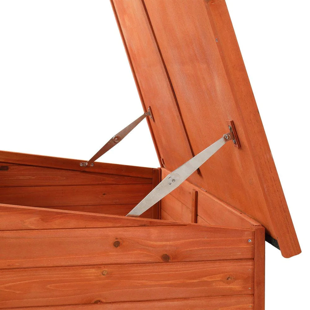 Zimtown 45" Dog House Dog Cabin with Weatherproof Roof and Open Door Outdoor Dog Kennel Animals & Pet Supplies > Pet Supplies > Dog Supplies > Dog Houses KOL PET