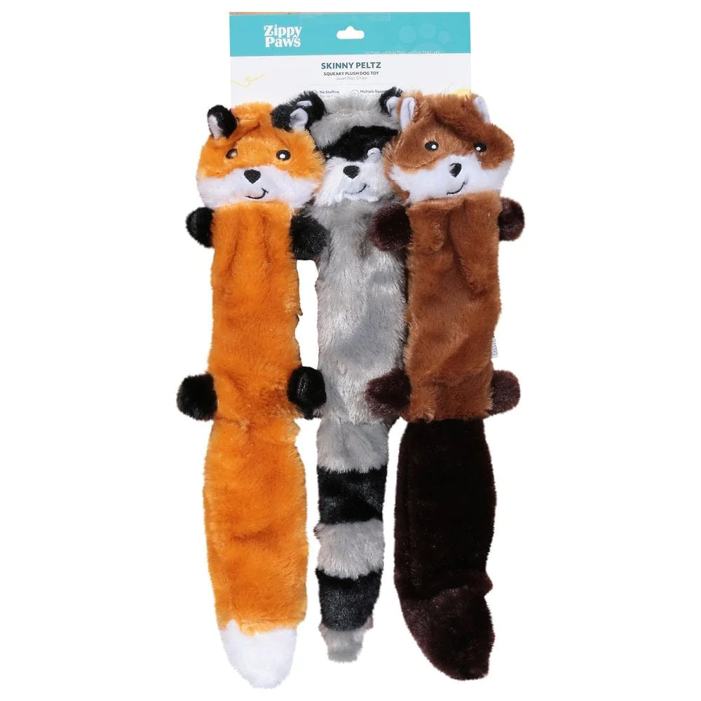 Zippy Paws Skinny Peltz, No Stuffing Squeaky Dog Toy, Large 18" Animals & Pet Supplies > Pet Supplies > Dog Supplies > Dog Toys Zippy Paws