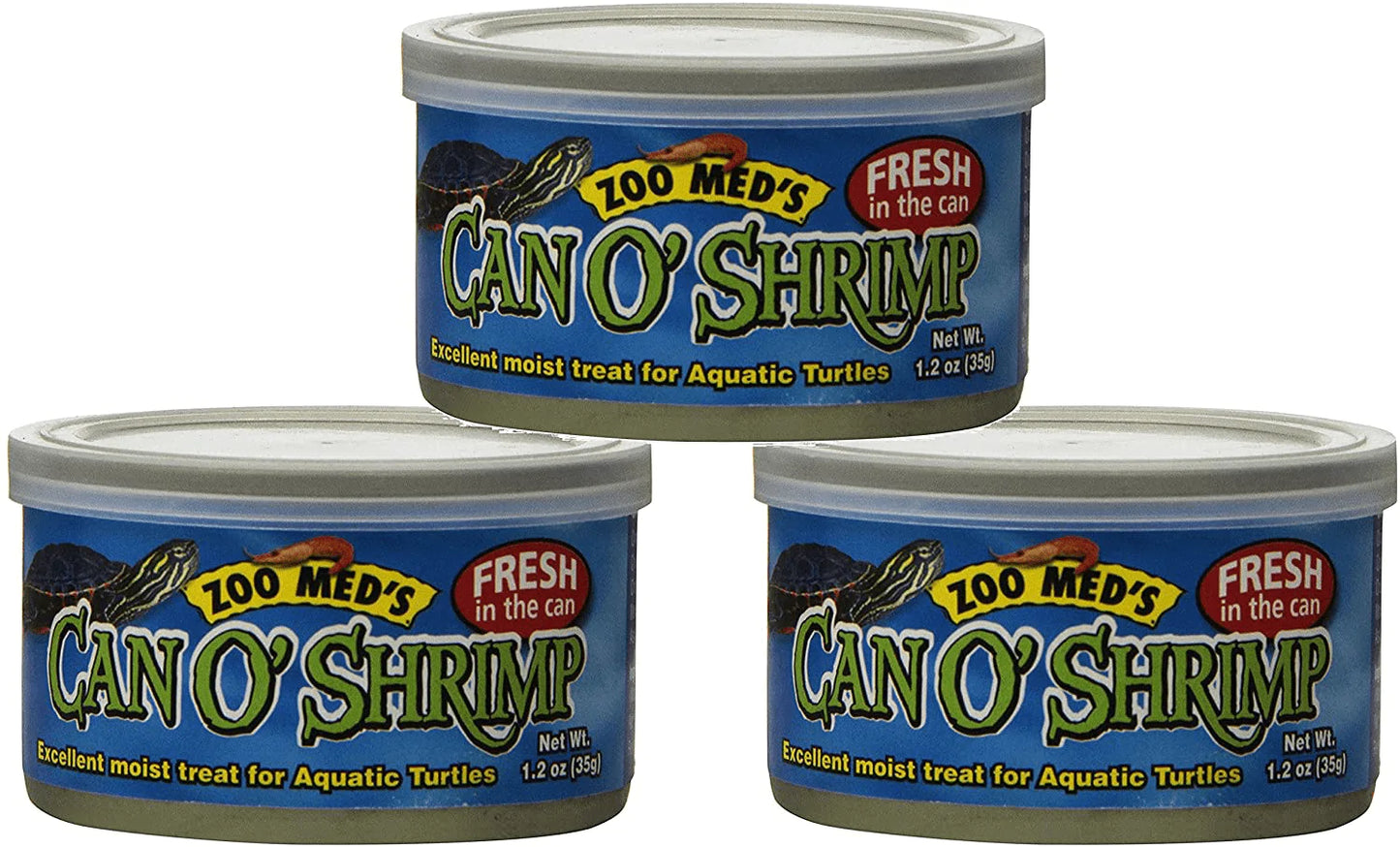 Zoo Med (3 Pack) Laboratories Can O Shrimp, 1.2-Ounce Each Animals & Pet Supplies > Pet Supplies > Reptile & Amphibian Supplies > Reptile & Amphibian Food Zoo Med