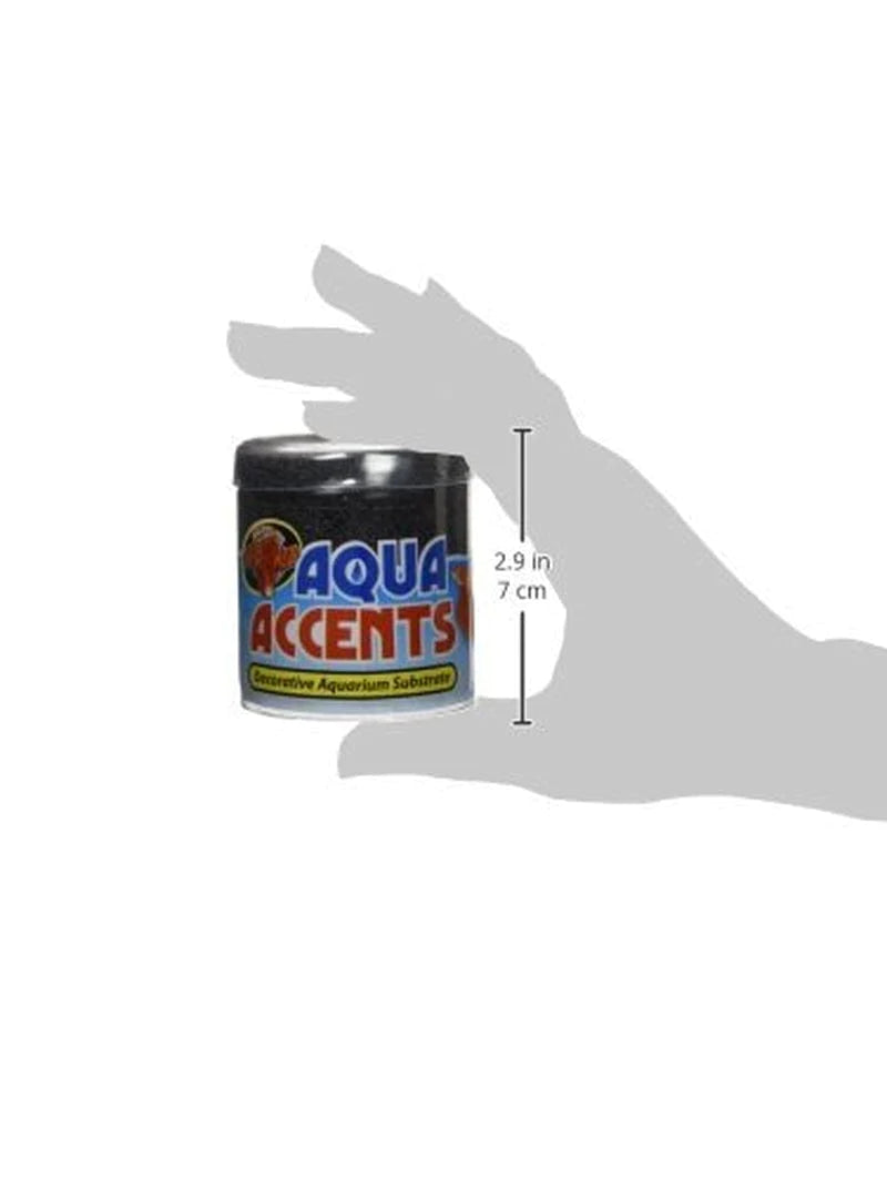 Zoo Med Aqua Accents Decorative Substrate - Midnight Black Sand - 0.5 Lb Animals & Pet Supplies > Pet Supplies > Fish Supplies > Aquarium Gravel & Substrates ZOO MED LABS INC