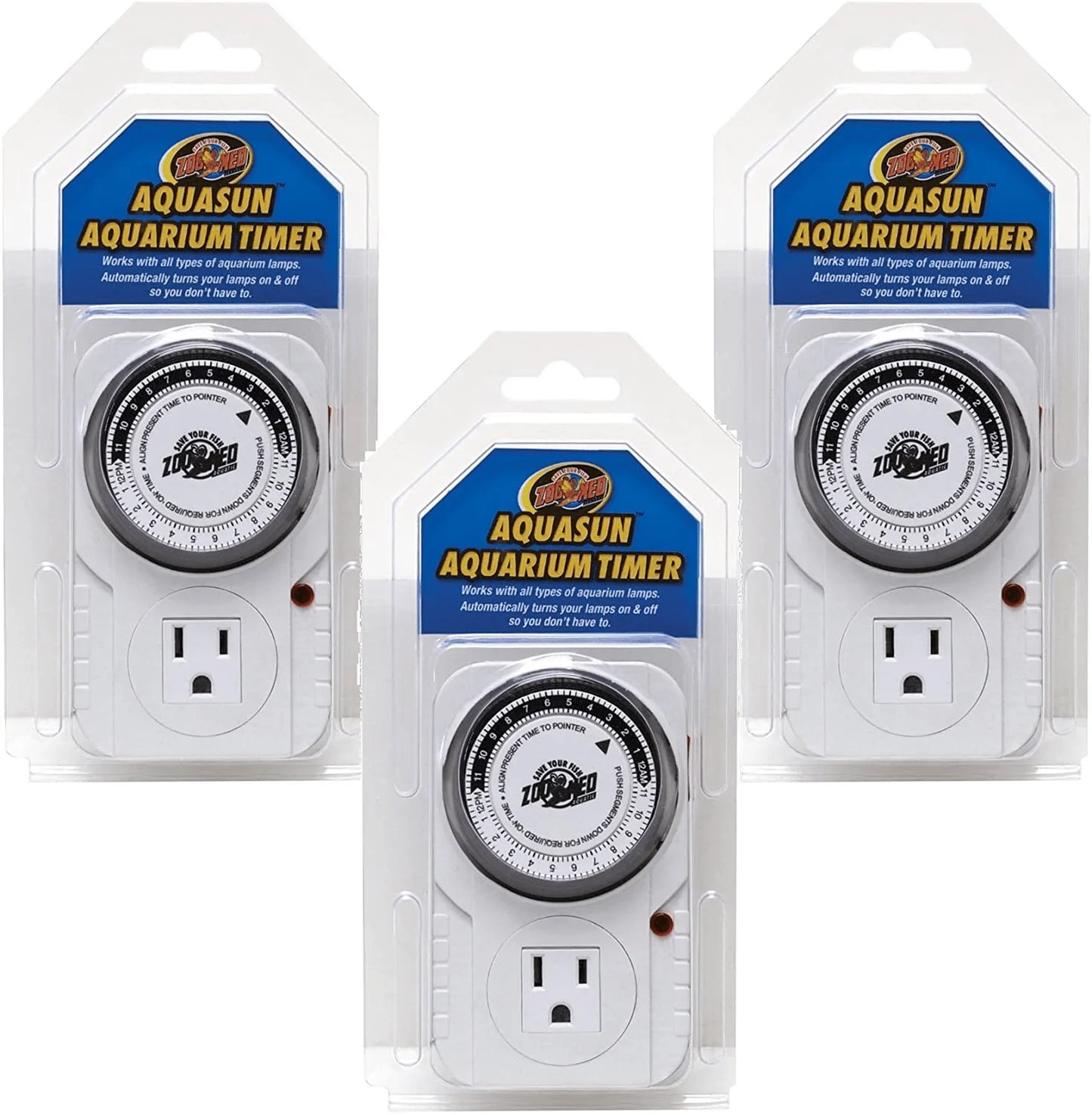 Zoo Med Aquasun Aquarium Timers Animals & Pet Supplies > Pet Supplies > Reptile & Amphibian Supplies > Reptile & Amphibian Habitat Heating & Lighting Zoo Med