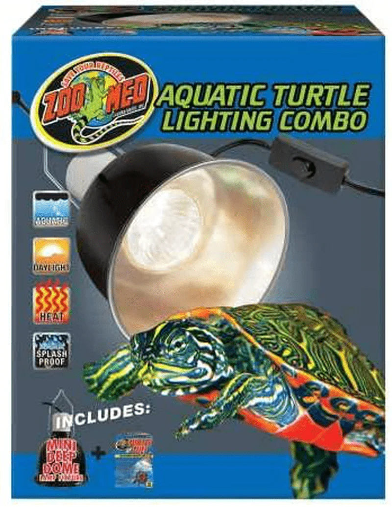 Zoo Med Aquatic Turtle Lighting Combo Animals & Pet Supplies > Pet Supplies > Reptile & Amphibian Supplies > Reptile & Amphibian Habitat Heating & Lighting Zoo Med