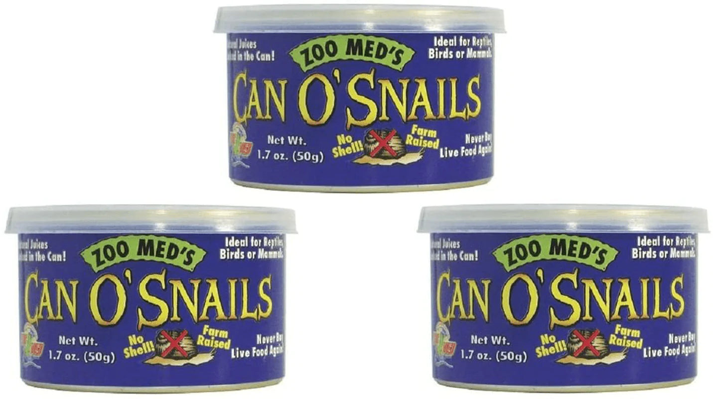 Zoo Med Can O' Snails Turtle Food, 1.7-Ounce (Pack of 3) Animals & Pet Supplies > Pet Supplies > Reptile & Amphibian Supplies > Reptile & Amphibian Food Zoo Med