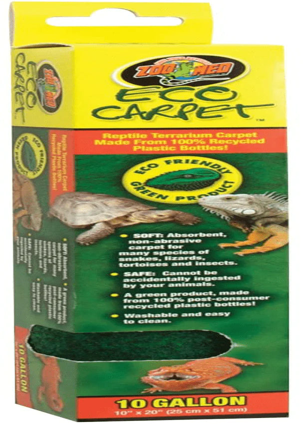 Zoo Med Eco Carpet for 10 Gallon Tanks Animals & Pet Supplies > Pet Supplies > Reptile & Amphibian Supplies > Reptile & Amphibian Substrates Zoo Med