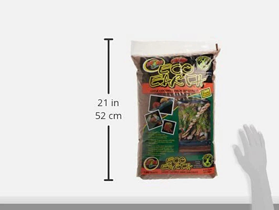 Zoo Med Eco Earth Loose Coconut Fiber Substrate, 8 Quarts Animals & Pet Supplies > Pet Supplies > Reptile & Amphibian Supplies > Reptile & Amphibian Substrates Zoo Med
