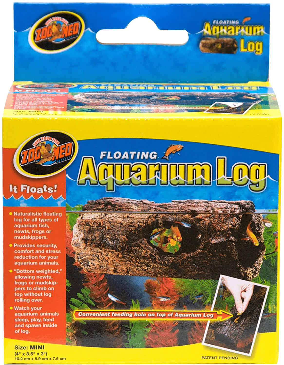 Zoo Med Floating Aquarium Log, Mini Animals & Pet Supplies > Pet Supplies > Fish Supplies > Aquarium Decor Zoo Med