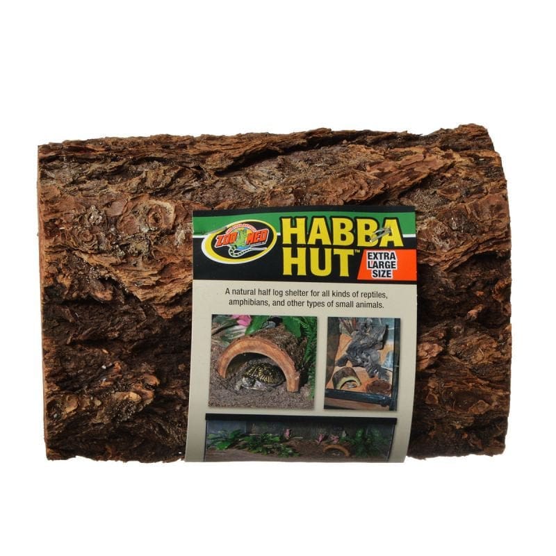 Zoo Med Laboratories Reptile Habba Hut? for Reptiles, Amphibians & Small Animals Small 2 X 4.5 X 3.25 Inch Animals & Pet Supplies > Pet Supplies > Small Animal Supplies > Small Animal Habitat Accessories Zoo Med Laboratories X-Large - 3 count