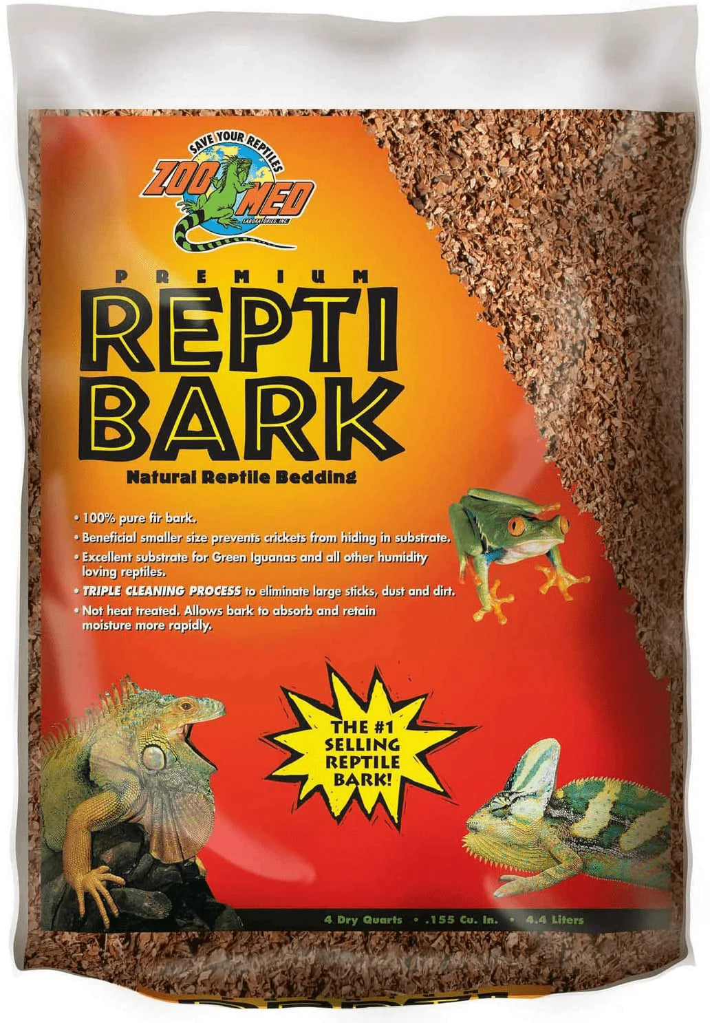 Zoo Med Premium Reptile Bark, 24 QT Animals & Pet Supplies > Pet Supplies > Reptile & Amphibian Supplies > Reptile & Amphibian Substrates Zoo Med