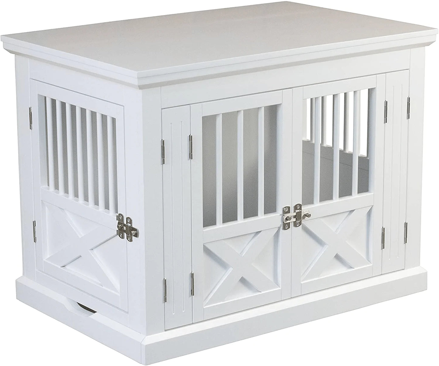 Zoovilla Dog Crate, Dog Kennel, Dog Cage Animals & Pet Supplies > Pet Supplies > Dog Supplies > Dog Kennels & Runs zoovilla White Triple Door Crate Medium