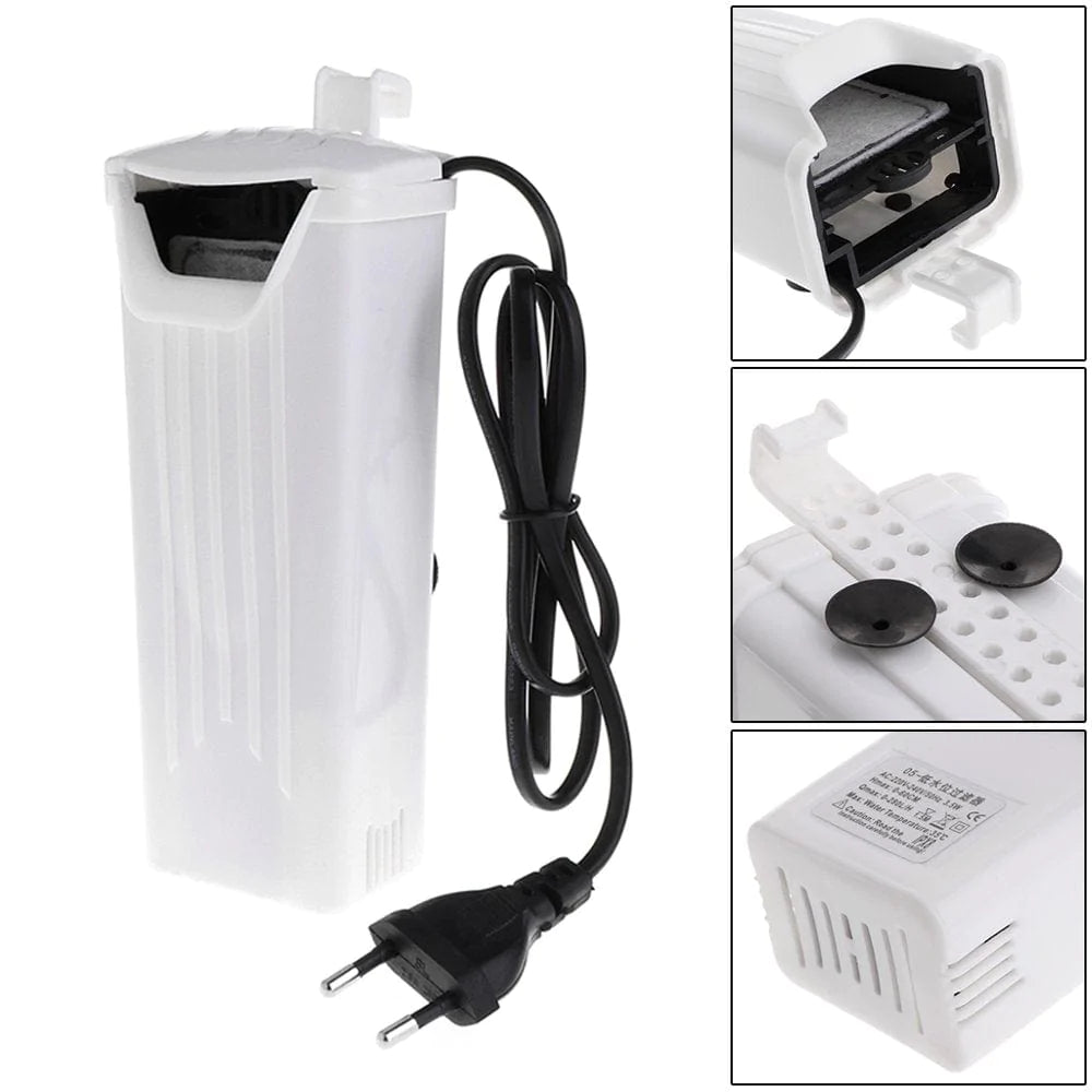 ZPAQI Aquarium Internal Filter Quiet Mini Biochemical Filters for Turtle Tank Reptile Animals & Pet Supplies > Pet Supplies > Fish Supplies > Aquarium Filters ZPAQI
