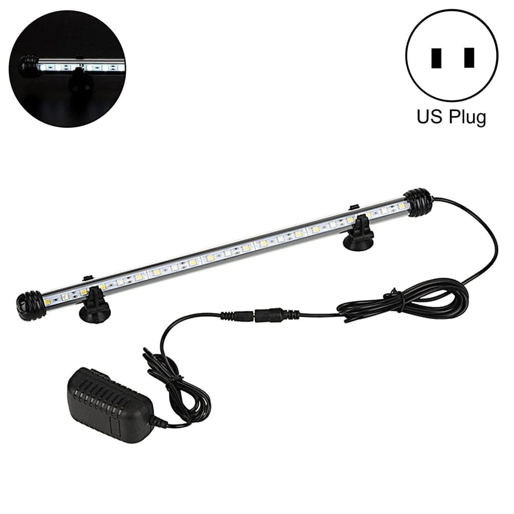ZTGD Aquarium Light User-Friendly Waterproof Plastic IP68 Protection Rating LED Aquarium Fish Tank Light for Home Animals & Pet Supplies > Pet Supplies > Fish Supplies > Aquarium Lighting ZTGD White US Plug