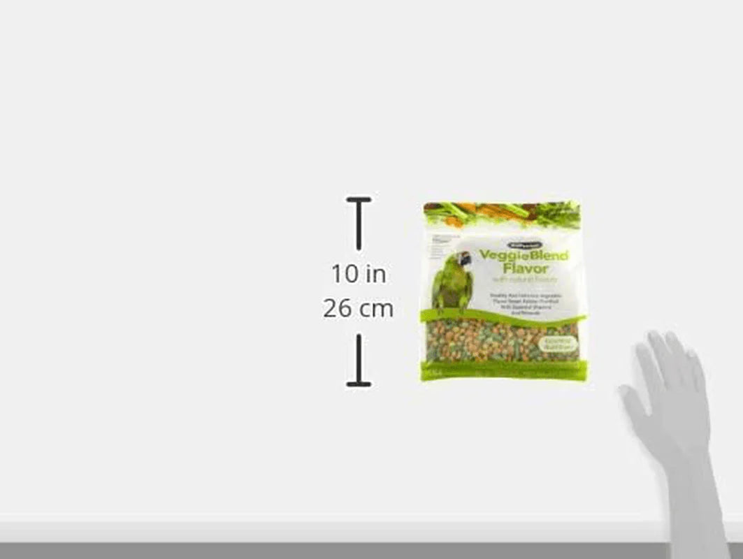 Zupreem Veggieblend Smart Pellets Bird Food for Parrots & Conures, 3.25 Lb Bag - Made in the USA, Daily Nutrition, Essential Vitamins, Minerals for African Greys, Senegals, Amazons, Eclectus, Cockatoos Animals & Pet Supplies > Pet Supplies > Bird Supplies > Bird Treats ZuPreem