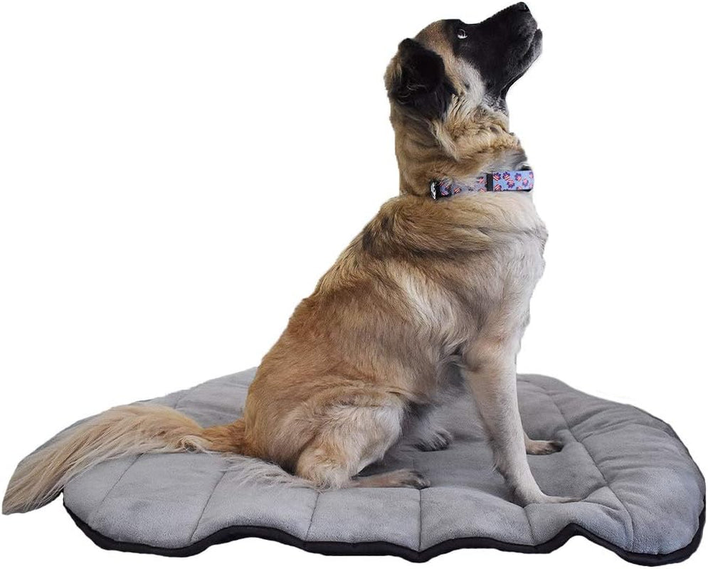 Max and Neo Travel Dog Bed 39" X 30" Fluffy Lightweight Portable Pet Mat with Carry Bag - We Donate One for One for Every Product Sold